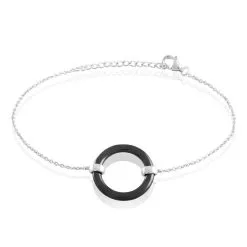 Histoire D'Or Bracelet Magalie Argent Blanc Céramique