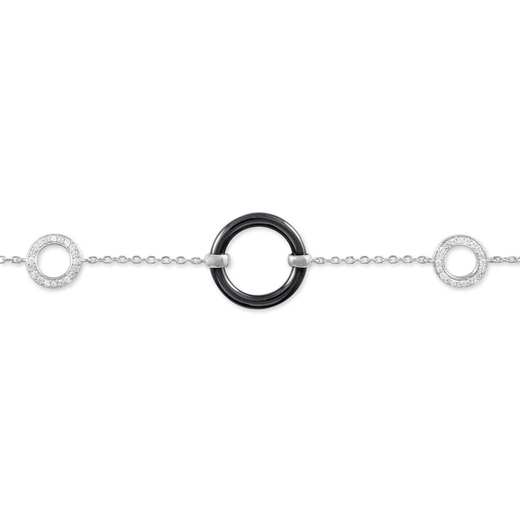 Histoire D'Or Bracelet Lylwen Argent Blanc Céramique Et Oxyde De Zirconium – Image 2