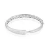 Laetizia Bracelet Jonc Andie Argent Blanc Oxyde De Zirconium