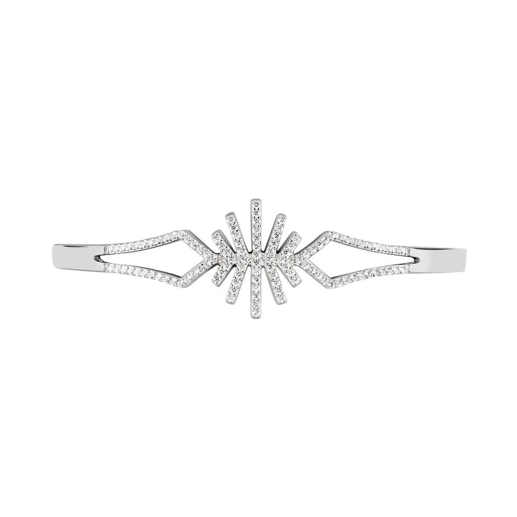 Laetizia Bracelet Jonc Neli Argent Blanc Oxyde De Zirconium – Image 2