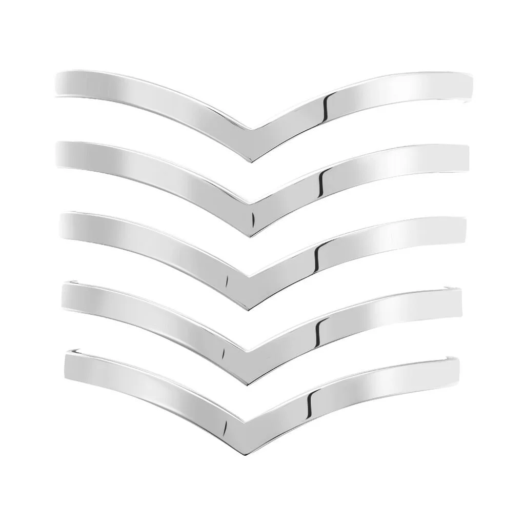 Histoire D'Or Bracelet Manchette Abid Acier Blanc – Image 2