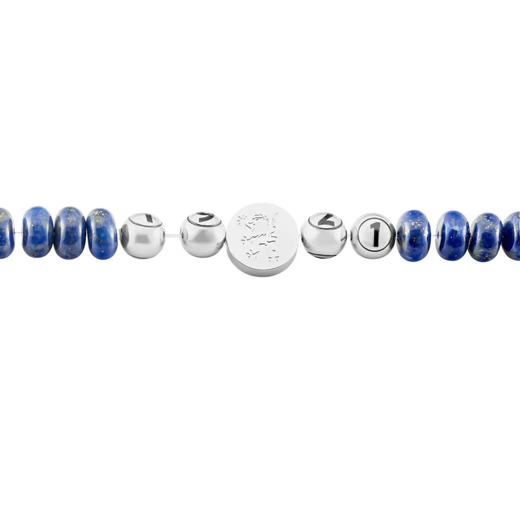 Bracelet Jourdan 1921 Acier Blanc œil De Tigre – Image 2