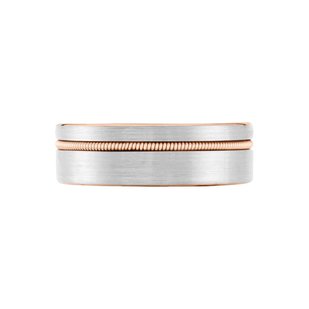 Bague Jourdan Eigger Acier Bicolore – Image 2