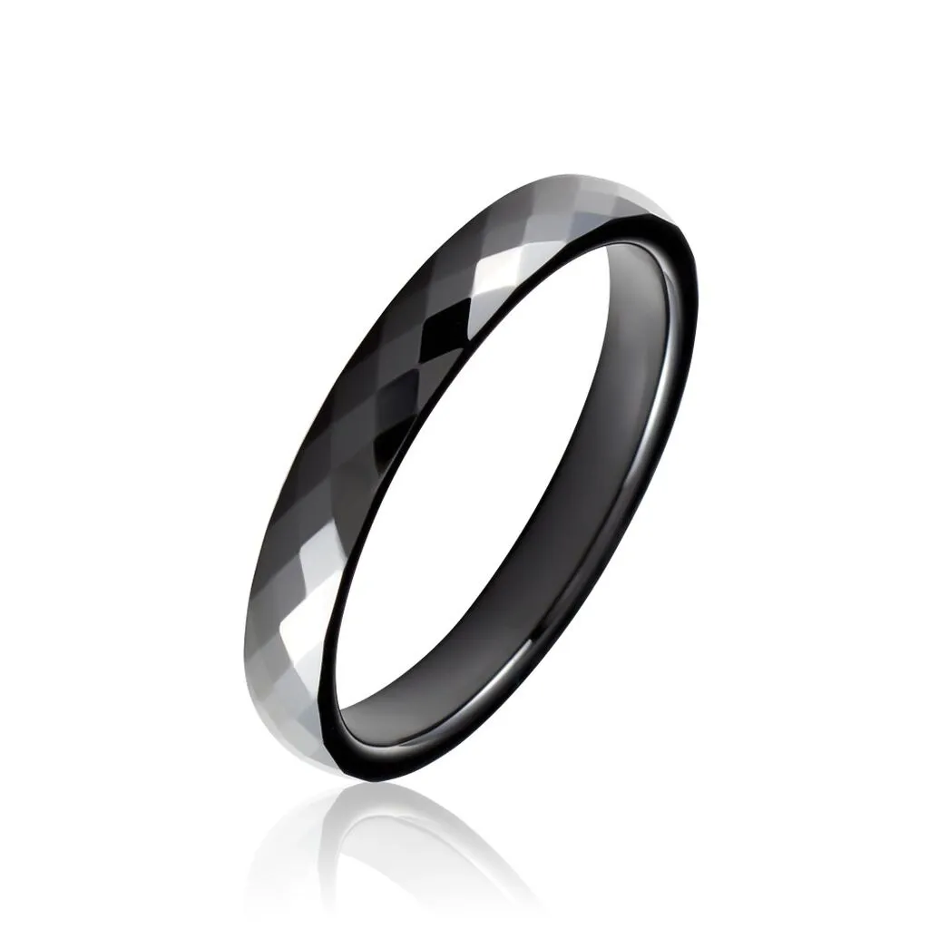Histoire D'Or Bague Pilar Petite Ceramique Noir Céramique