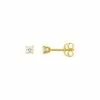 Robbez Masson Boucles D'oreilles En Or Jaune Et Diamants De 0.20ct