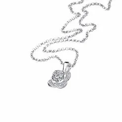 Collier Mauboussin Chance Of Love En Or Blanc Et Diamants
