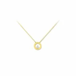 Christian Bernard Collier En Or Jaune, Or Blanc Et Diamant