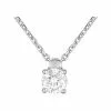 Robbez Masson Collier En Or Blanc Et Diamants De 0.30ct