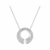 Robbez Masson Collier En Or Blanc Et Diamants De 0.43ct