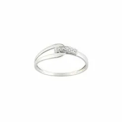 Christian Bernard Bague En Or Blanc Et Diamants