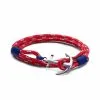 Bracelet Tom Hope Arctic 3 M Rouge, Bleu En Argent